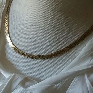Gold plated Riccio Necklace 17"